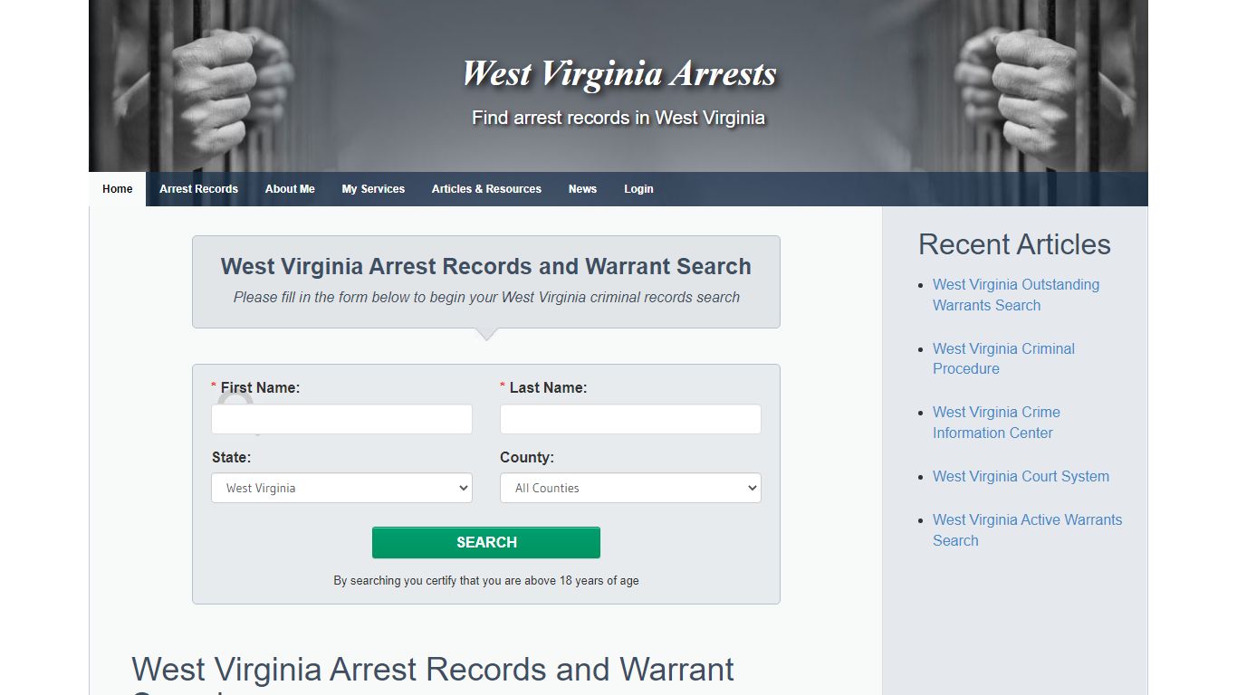 West Virginia Arrests